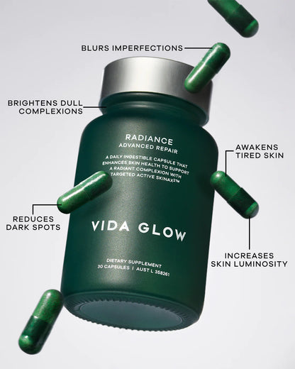 Vida Glow Radiance Advanced Repair Capsules - Achieve Flawless and Luminous Skin