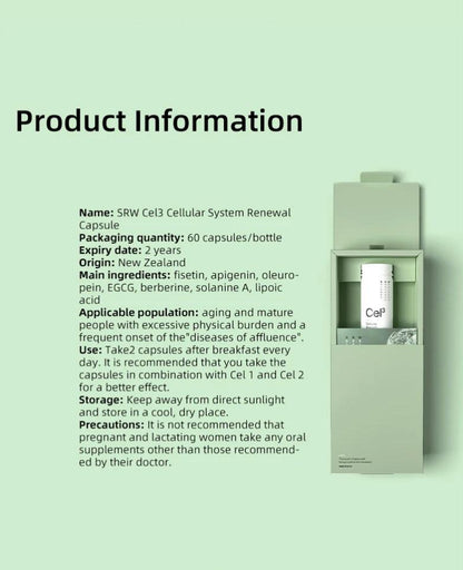 SRW Cel³ Cellular System Renewal Capsule