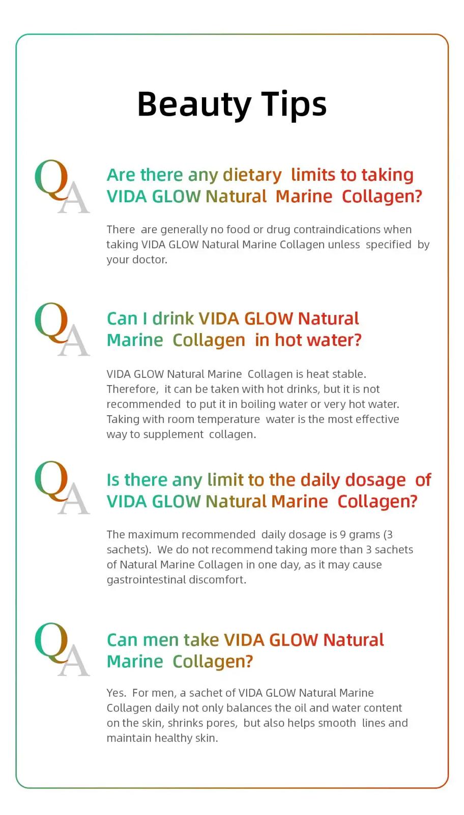 Vida Glow Natural Marine Collagen | Reducing Fine Lines and Achieving Plump Skin