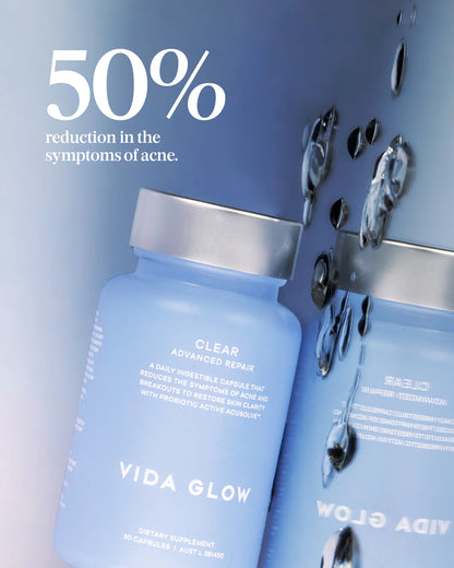 Vida Glow Clear Advanced Repair x 3 Bottles