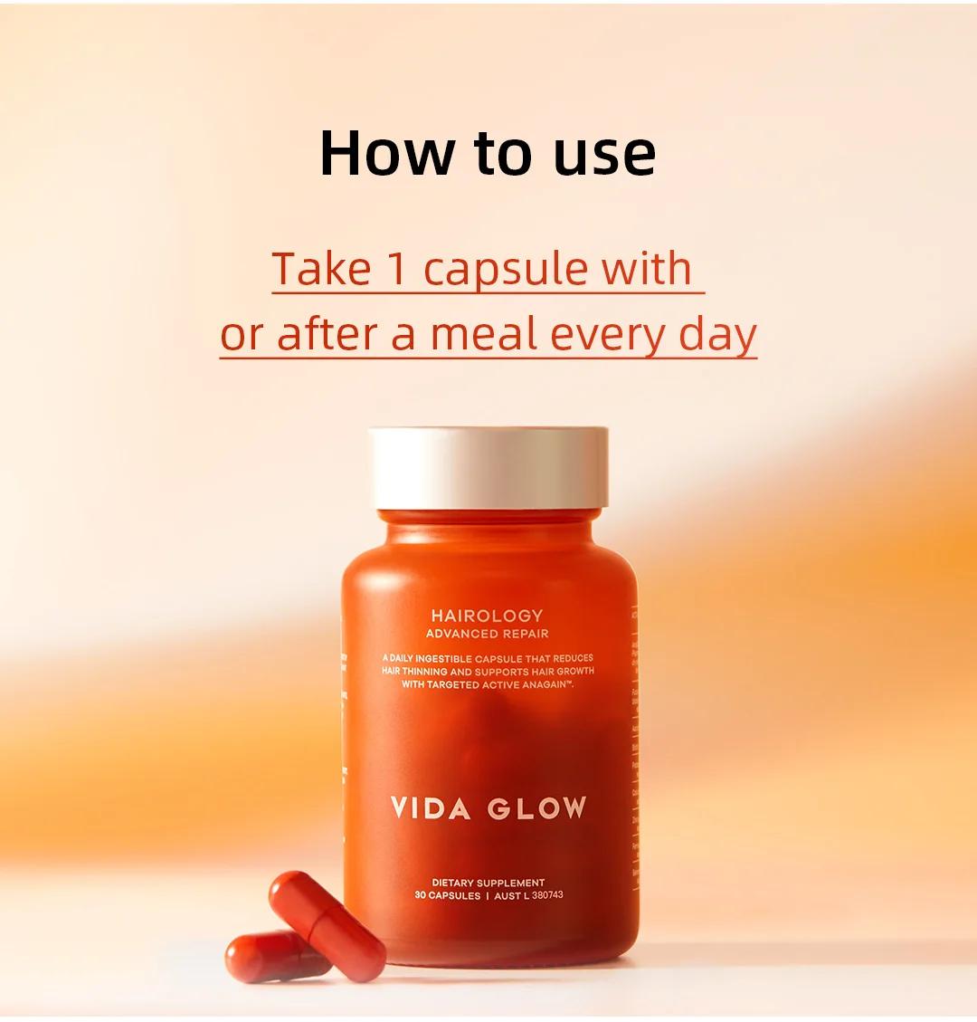 How to Use Vida Glow Hairology Advanced Repair Capsules