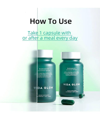 Vida Glow Radiance Advanced Repair Capsules - Achieve Flawless and Luminous Skin