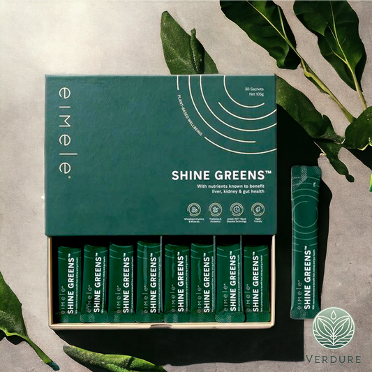 Eimele Shine Greens Travel Pack with 30 Sachets