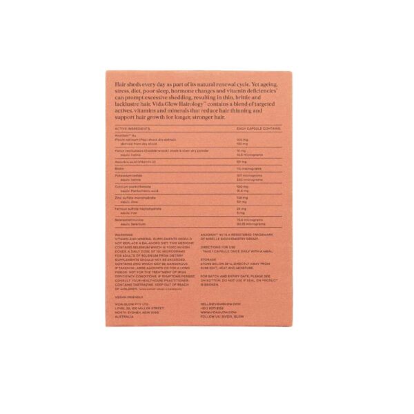 vida-glow-hairology-advanced-repair Vida Glow Hairology Advanced Repair | 30 Capsules